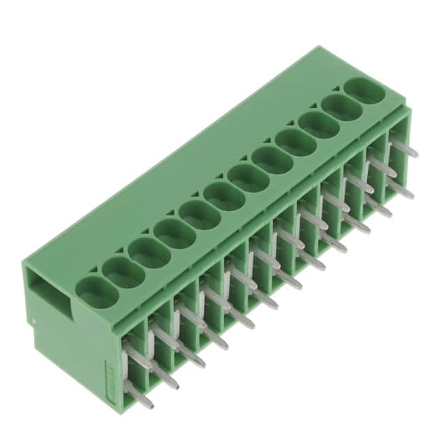 1017502 TERM BLK 12P SIDE ENT 5.08MM PCB