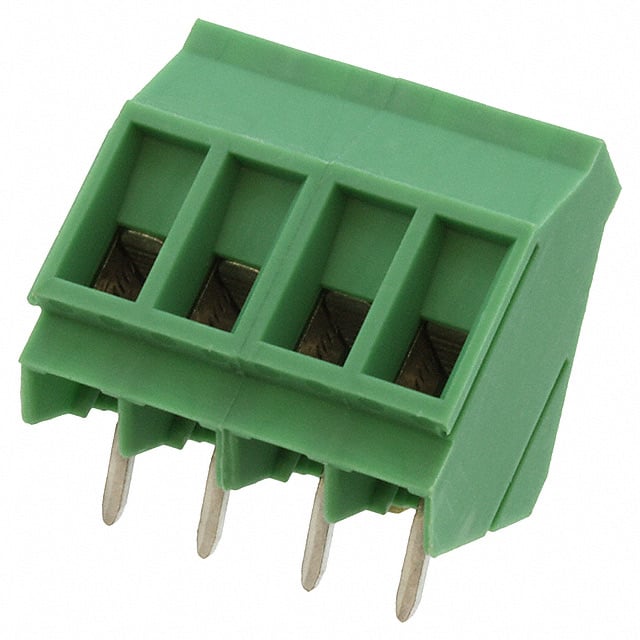 1713082 TERM BLOCK 4POS 35DEG 5MM PCB