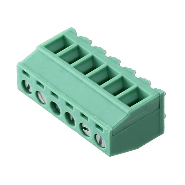 1705582 TERM BLK 6P SIDE ENT 3.81MM PCB
