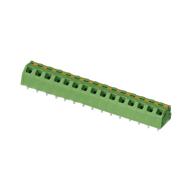 1862408 TERM BLOCK 15POS 45DEG 5MM PCB