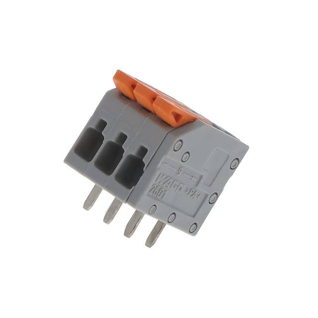 2601-1103 TERM BLK PCB LEVER 3.5MM 3POS