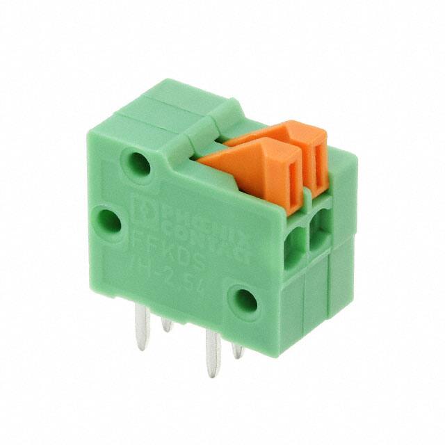 1792511 TERM BLK 2P SIDE ENT 2.54MM PCB