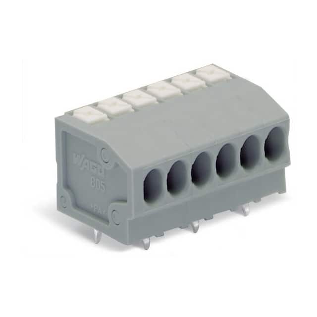 805-306 PCB TERMINAL BLOCK; PUSH-BUTTON;