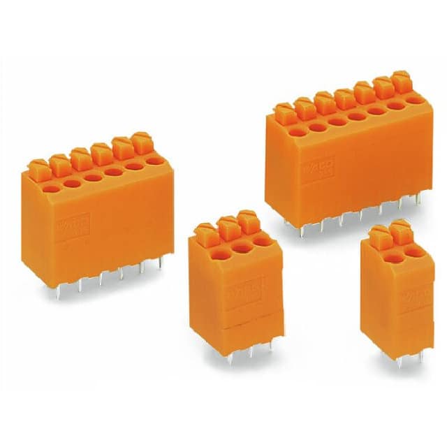 735-127 PCB TERMINAL BLOCK; PUSH-BUTTON;