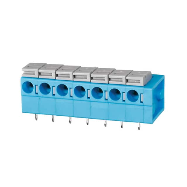 TBL004-508-07BE-2GY TERMINAL BLOCK, SCREWLESS, 5.08,