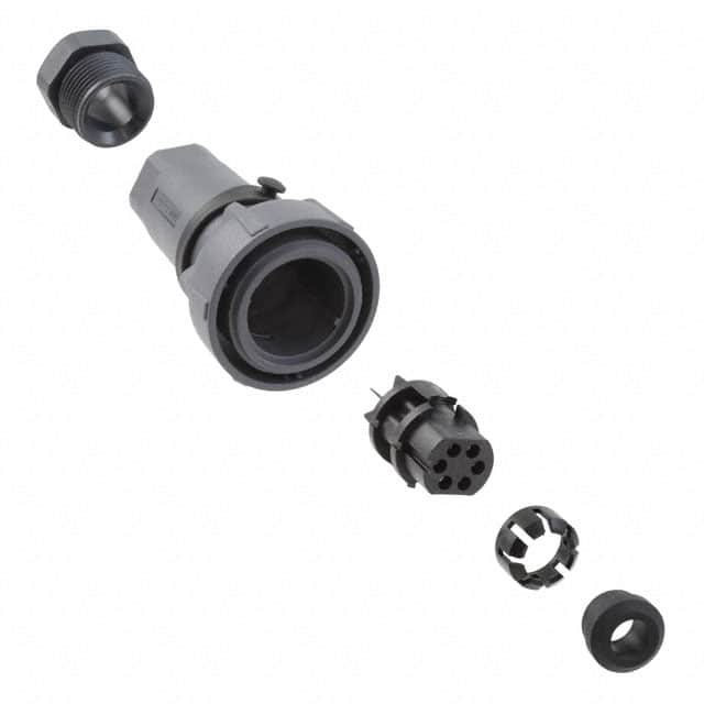 PXP7011/06S/ST/0911 CONN RCPT FMALE 6P NICKEL SCREW