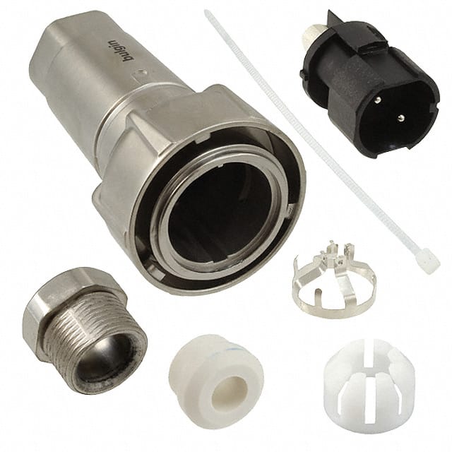PXM7010/02P/ST/0709/SN CONN PLUG MALE 2POS NICKEL SCREW