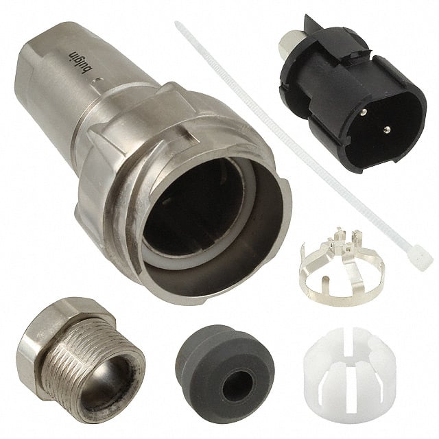 PXM7011/02P/ST/0507/SN CONN RCPT MALE 2POS NICKEL SCREW