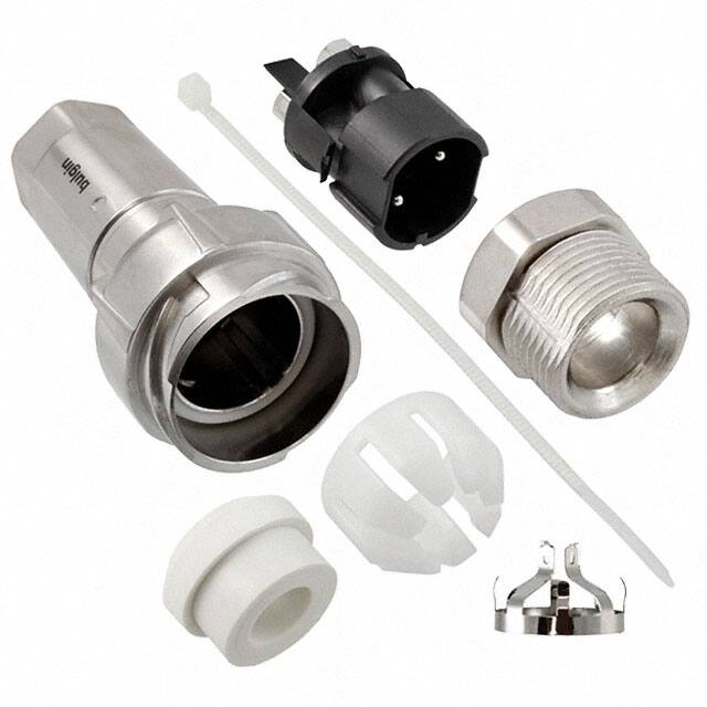 PXM7011/02P/ST/0709/SN CONN RCPT MALE 2POS NICKEL SCREW