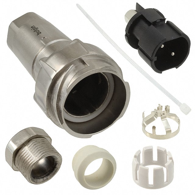 PXM7011/02P/ST/1315/SN CONN RCPT MALE 2POS NICKEL SCREW