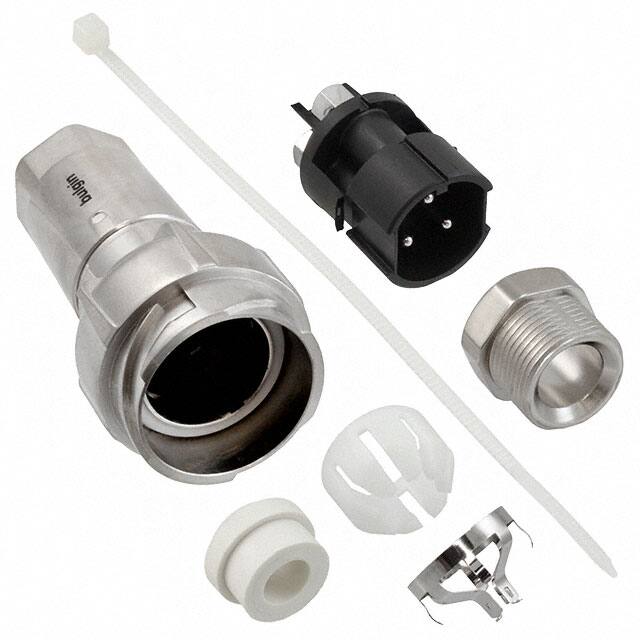 PXM7011/03P/ST/0709/SN CONN RCPT MALE 3POS NICKEL SCREW