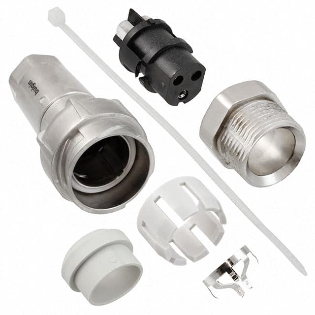 PXM7011/03S/ST/1315/SN CONN RCPT FMALE 3P NICKEL SCREW