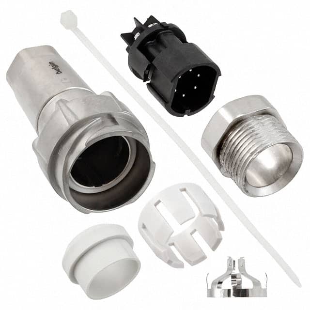 PXM7011/06P/ST/1315/SN CONN RCPT MALE 6POS NICKEL SCREW