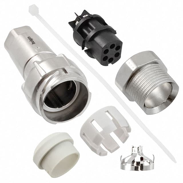 PXM7011/06S/ST/1315/SN CONN RCPT FMALE 6P NICKEL SCREW