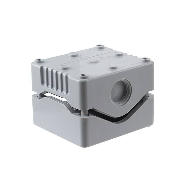 BEP01SGG0 BOX PLAS GRAY 3.157"L X 2.866"W