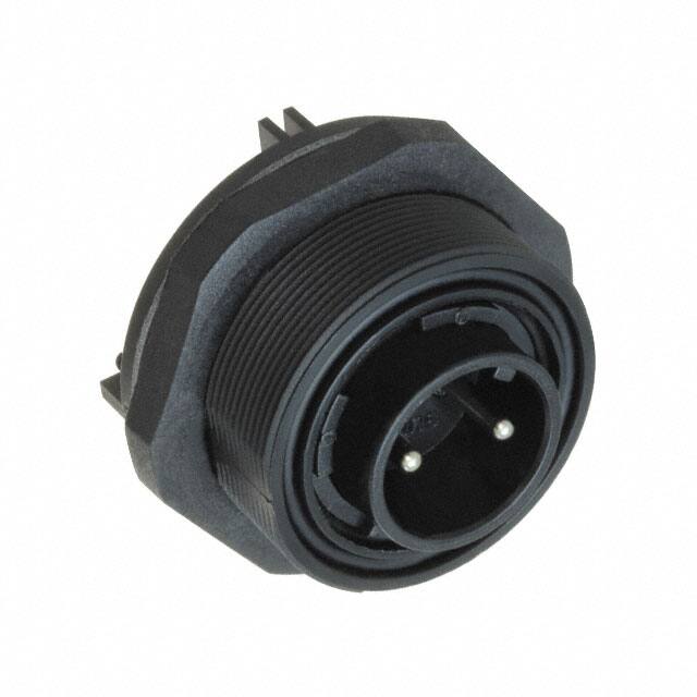 PX0709/P/02 CONN RCPT MALE 2POS NICKEL SCREW