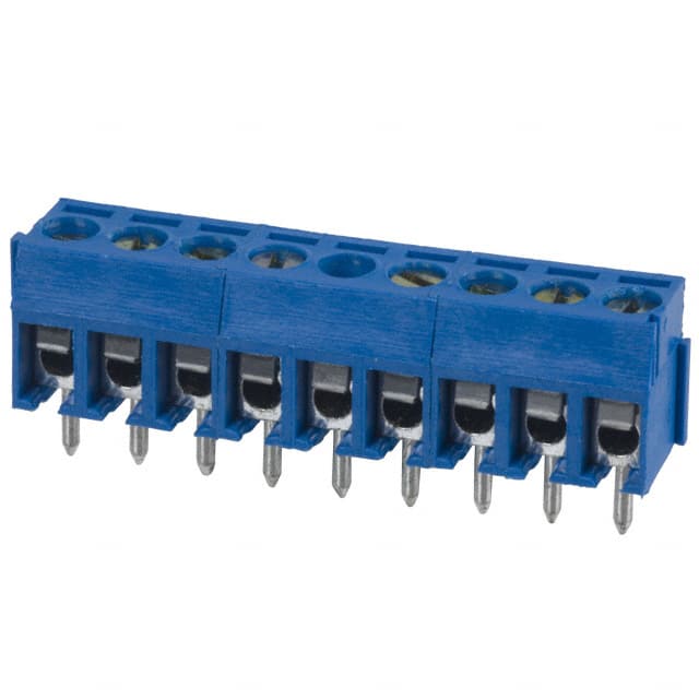 OSTTE090161 TERM BLK 9POS SIDE ENT 3.5MM PCB