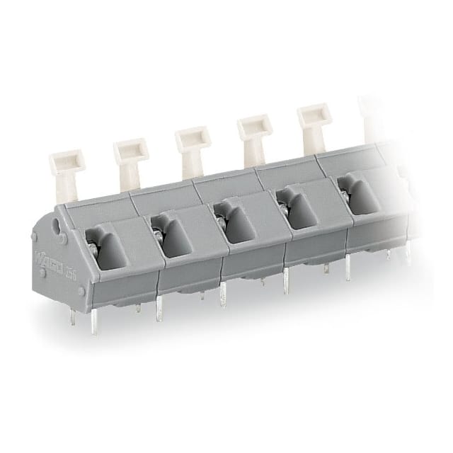 256-607 PCB TERMINAL BLOCK; PUSH-BUTTON;
