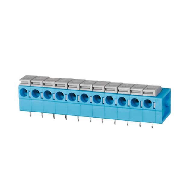 TBL004-508-11BE-2GY TERMINAL BLOCK, SCREWLESS, 5.08,