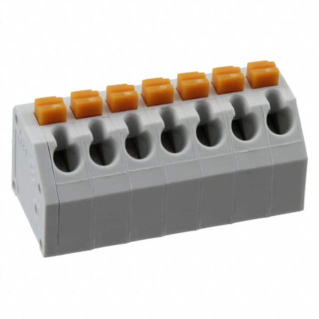 691412320007 TERM BLOCK 7POS 45DEG 3.81MM PCB