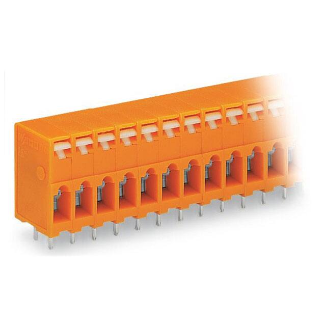 741-205 PCB TERMINAL BLOCK; PUSH-BUTTON;