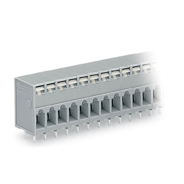 741-105 PCB TERMINAL BLOCK; PUSH-BUTTON;