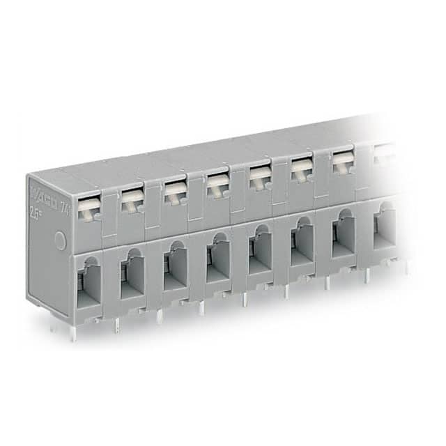 741-304 PCB TERMINAL BLOCK; PUSH-BUTTON;