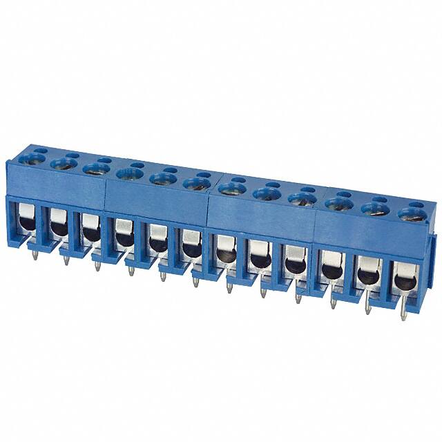 ED100/12DS TERM BLK 12P SIDE ENTRY 5MM PCB