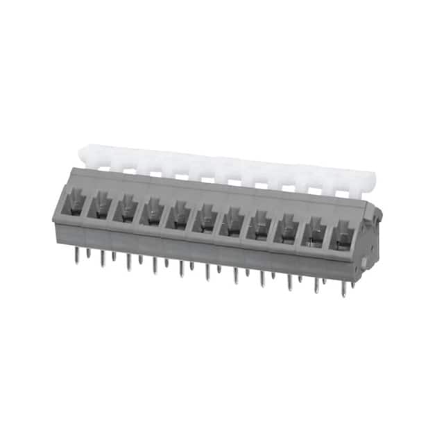 TBL005A-500-11GY-2WT TERMINAL BLOCK, SCREWLESS, 5.00,