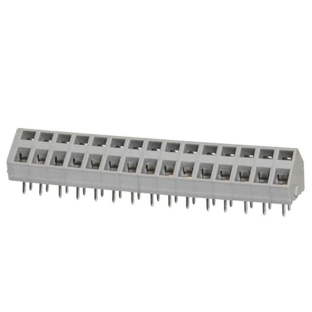 TBL007A-508-15GY TERMINAL BLOCK, SCREWLESS, 5.08,