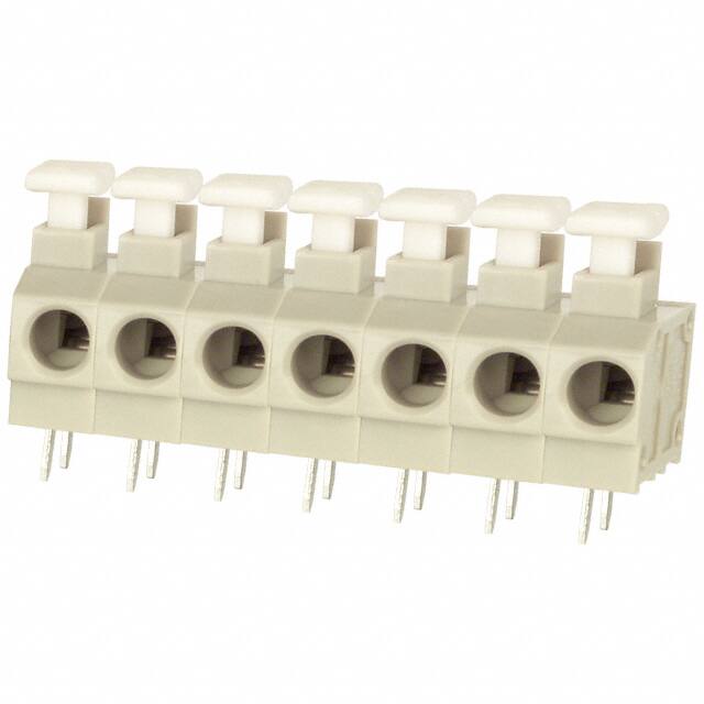 ED4101/7-KD TERM BLK 7POS SIDE ENTRY 5MM PCB