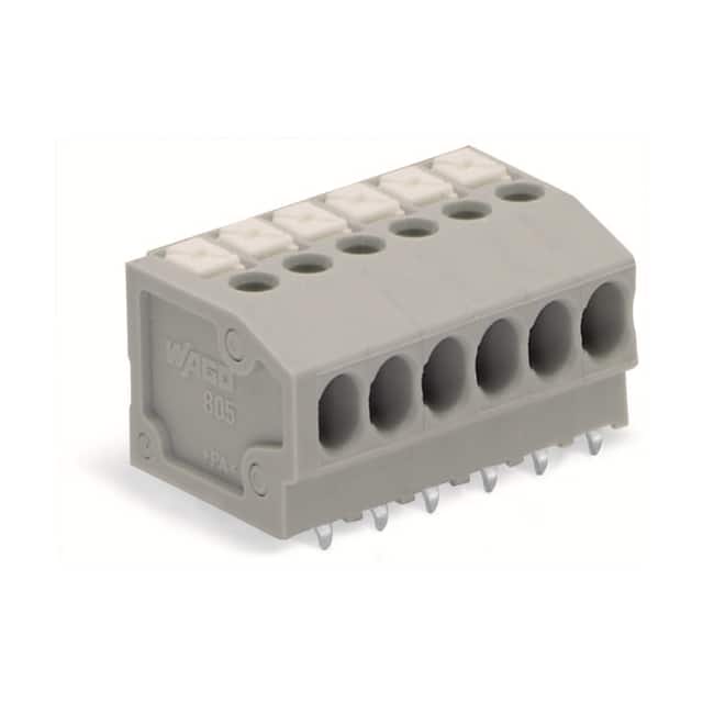 805-156 PCB TERMINAL BLOCK; PUSH-BUTTON;