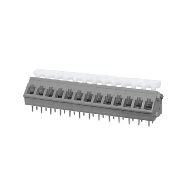 TBL005A-500-13GY-2WT TERMINAL BLOCK, SCREWLESS, 5.00,