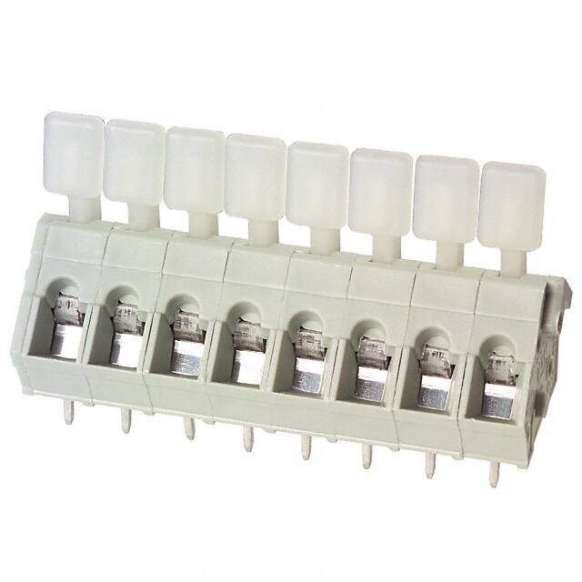 ED3001/8-FD TERM BLOCK 8POS 45DEG 5MM PCB