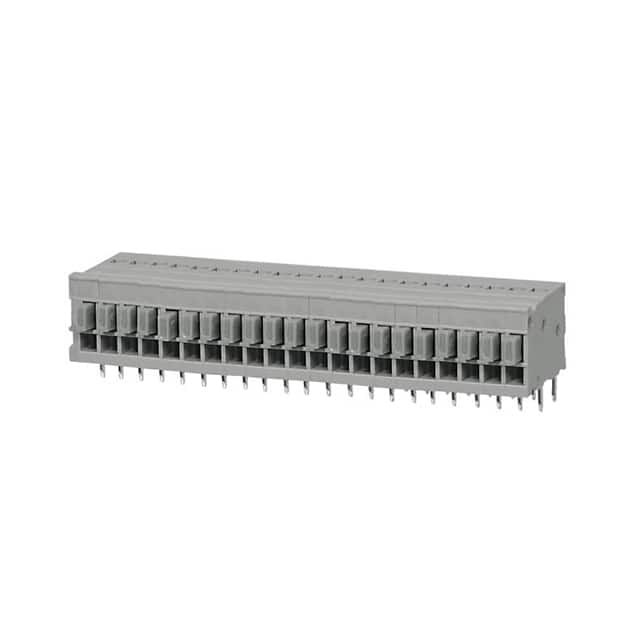 TBL009-254-21GY-2GY TERMINAL BLOCK, SCREWLESS, 2.54,