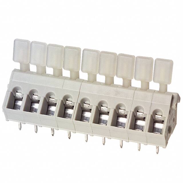 ED3001/9-FD TERM BLOCK 9POS 45DEG 5MM PCB
