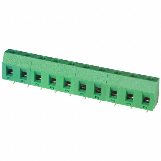 ED365/10 TERM BLK 10P SIDE ENT 7.5MM PCB