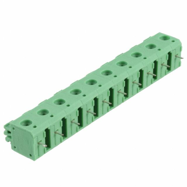 1703094 TERM BLK 10P SIDE ENT 7.5MM PCB