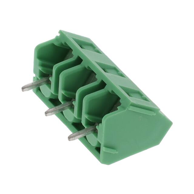 1733541 TERM BLOCK 3POS 35DEG 7.62MM PCB