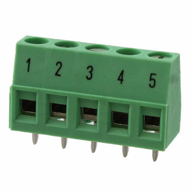 1718003 TERM BLK 5POS SIDE ENTRY 5MM PCB