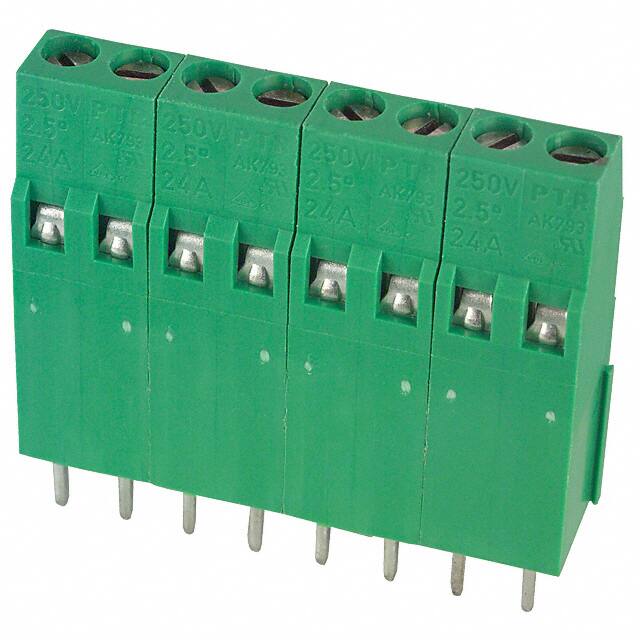 ED793/8 TERM BLK 8POS SIDE ENTRY 5MM PCB