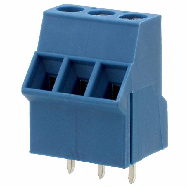 1905311 TERM BLOCK 3POS 40DEG 5.08MM PCB