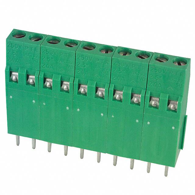 ED793/10 TERM BLK 10P SIDE ENTRY 5MM PCB