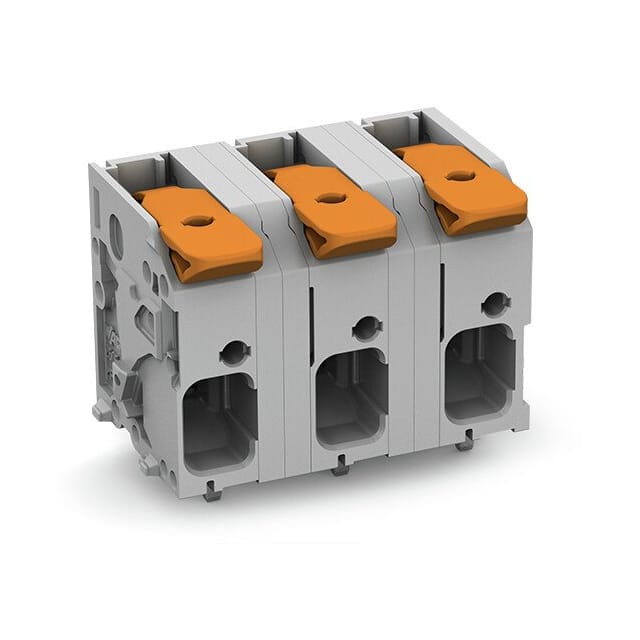 2606-1353 PCB TERMINAL BLOCK; LEVER; 6 MM;