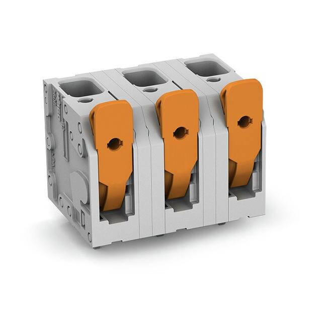 2606-3353 PCB TERMINAL BLOCK; LEVER; 6 MM;