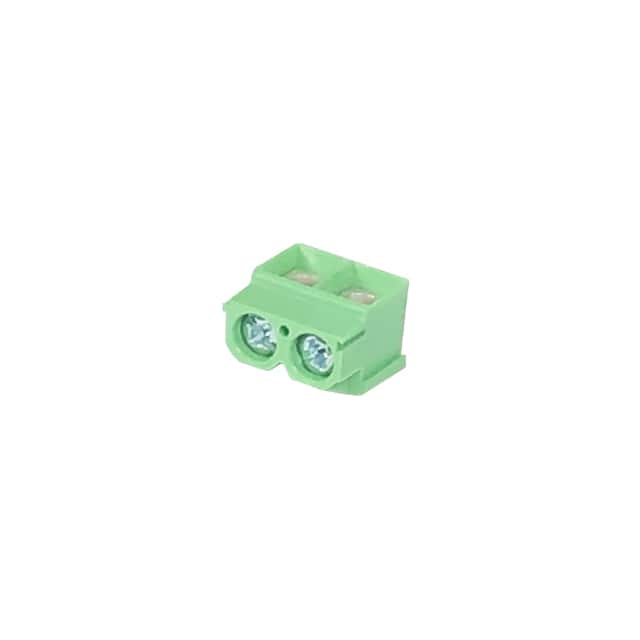 ED500R-02P TERM BLK 2POS 5.00MM SCRW PLG