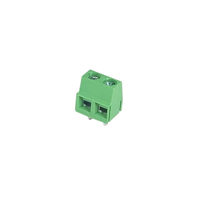 ELK500V-02P TERM BLK 2POS 5.00MM SCRW PLG