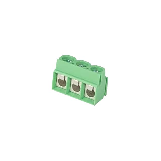 ED500R-03P TERM BLK 3POS 5.00MM SCRW PLG