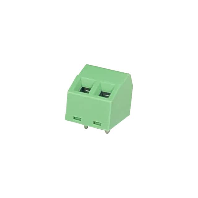 ELK500A-02P TERM BLK 2POS 5.00MM SCRW PLG