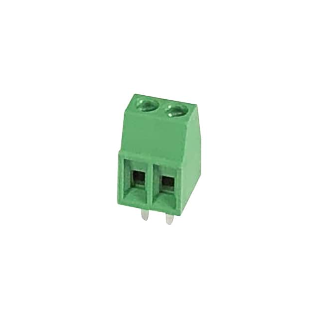 EK254V-02P TERM BLK 2POS 2.54MM SCRW PLG
